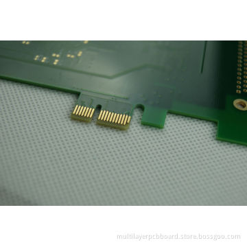 20 Layer Fr4 Green Solder Mask Heavy Gold Finger Multilayer Custom Pcb Boards For Led